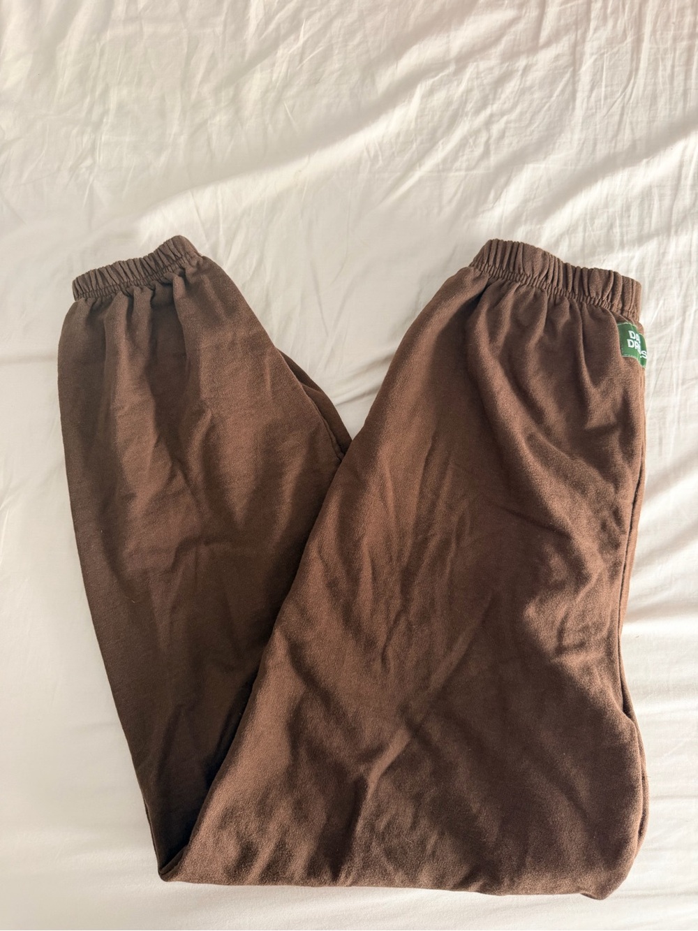 Daily drills brown sweatpant joggers Xs-s